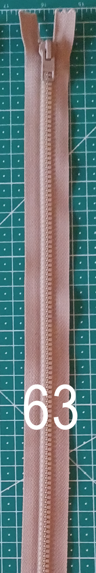 Dragkedja artikel 63, beige