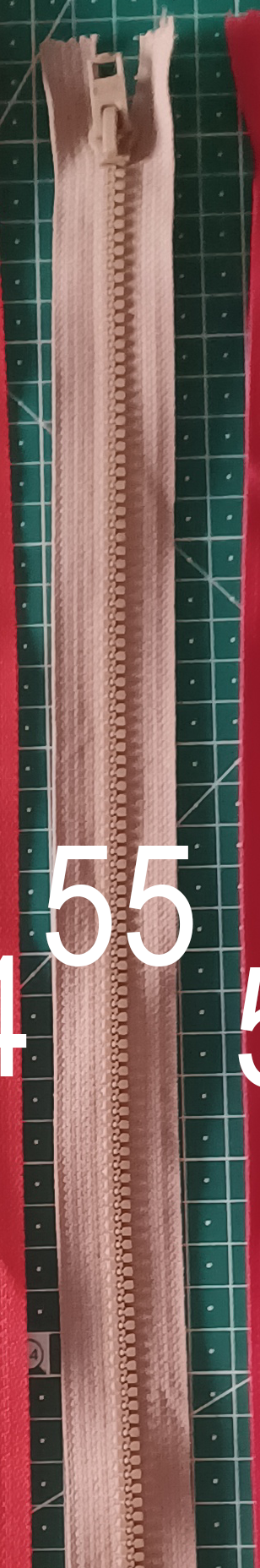 Dragkedja artikel 55, beige